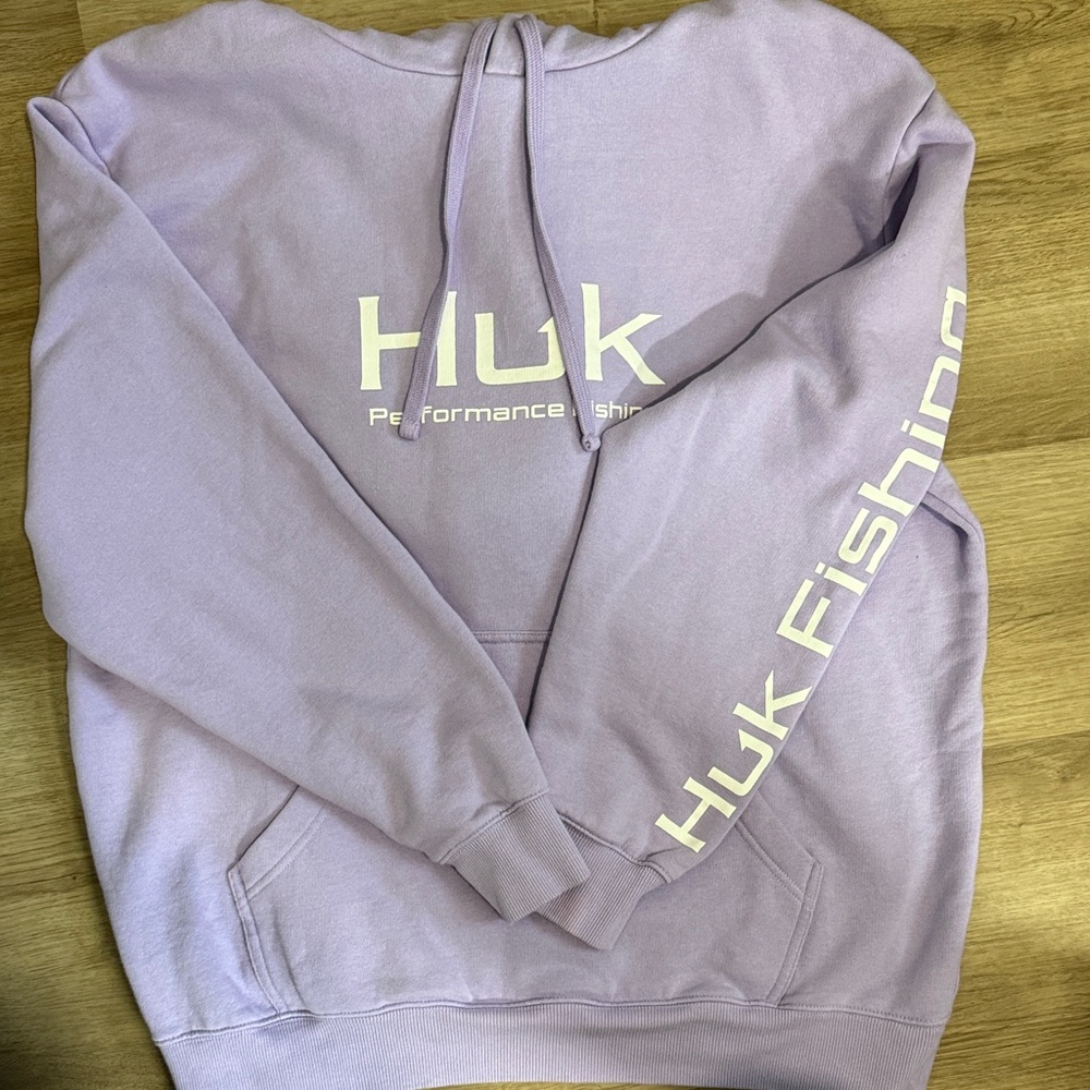 Huk Light Purple Performance Hoodie
